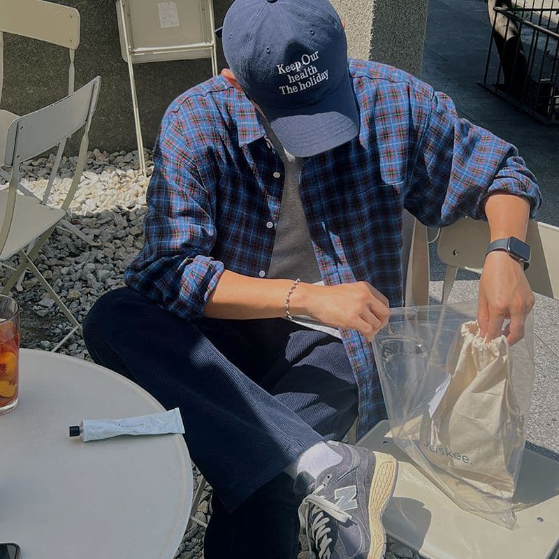 柄シャツ ゆったりシルエット柄シャツ