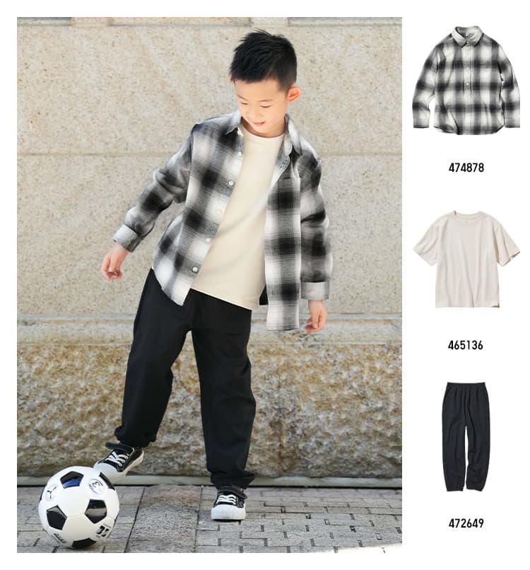柄シャツ 上質仕立てチェック柄シャツ