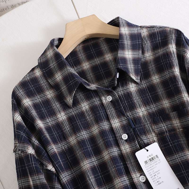 柄シャツ チェック柄フランネルシャツ