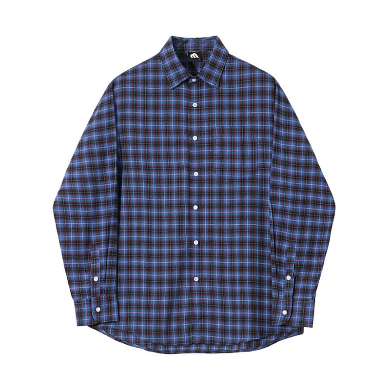 柄シャツ ゆったりシルエット柄シャツ