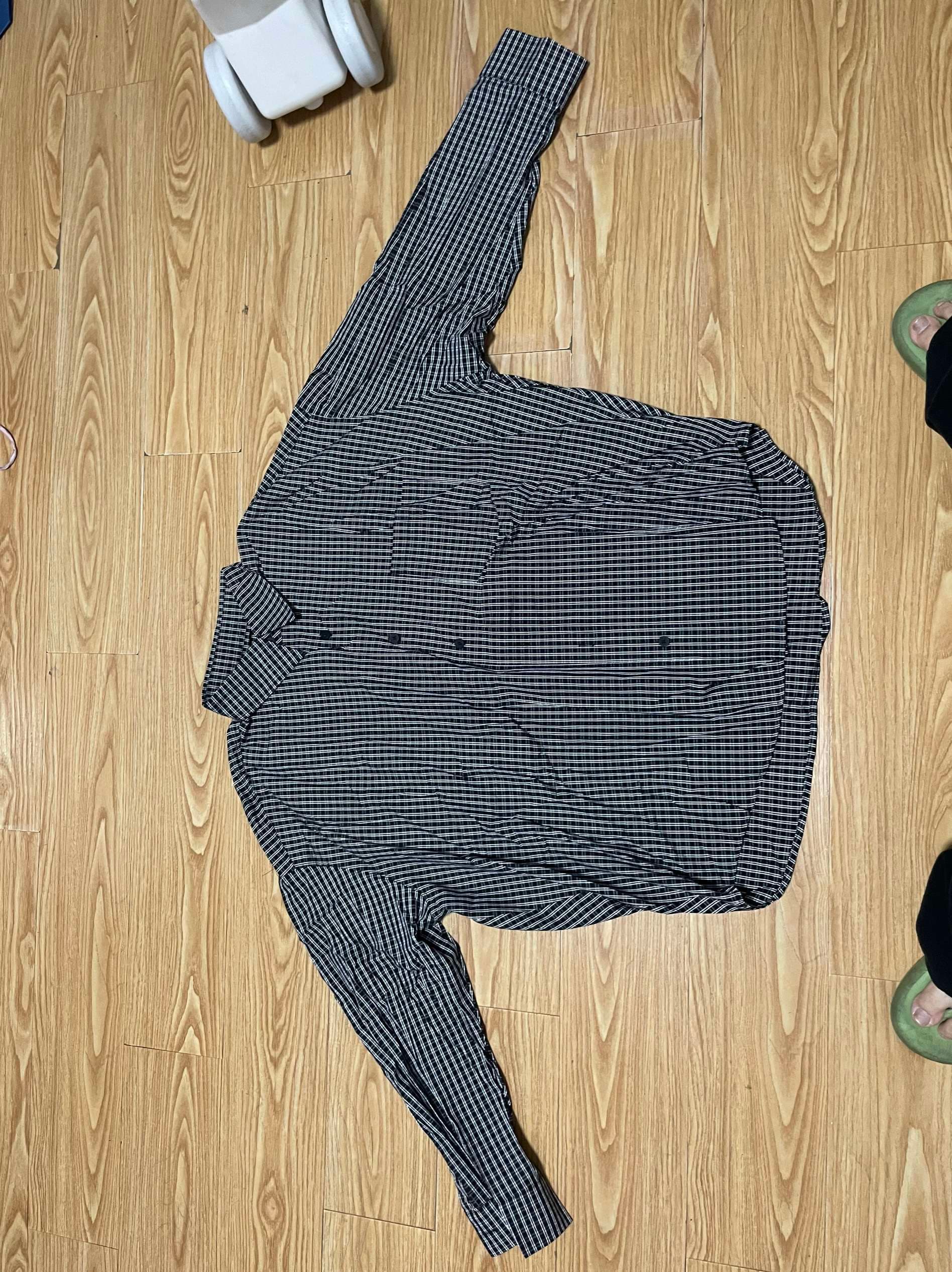 柄シャツ オーバーサイズ チェック柄シャツ