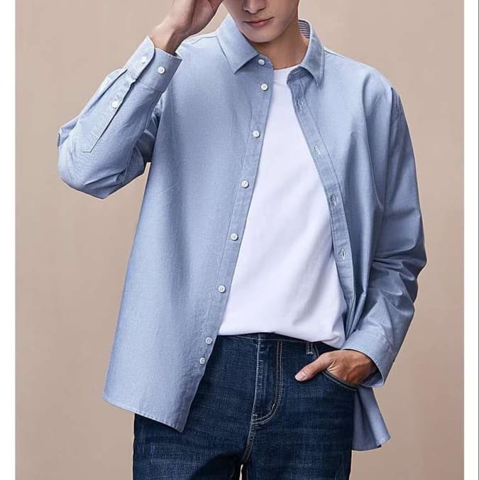 【除外】白柄シャツ　やわらかコットン柄シャツ・白柄シャツ