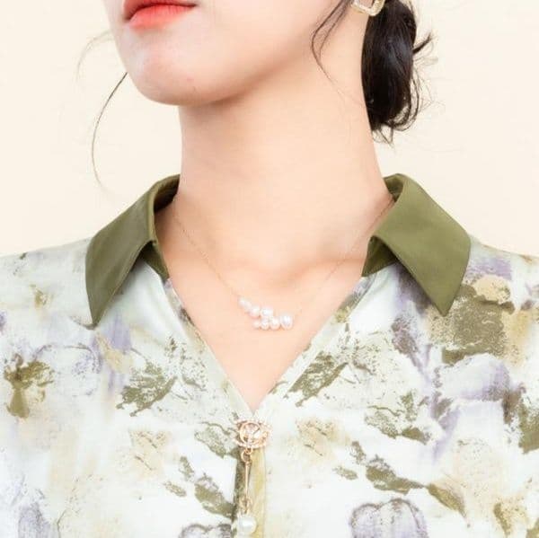 柄シャツ 柄シャツ 優雅な水彩画風花柄七分袖シャツ