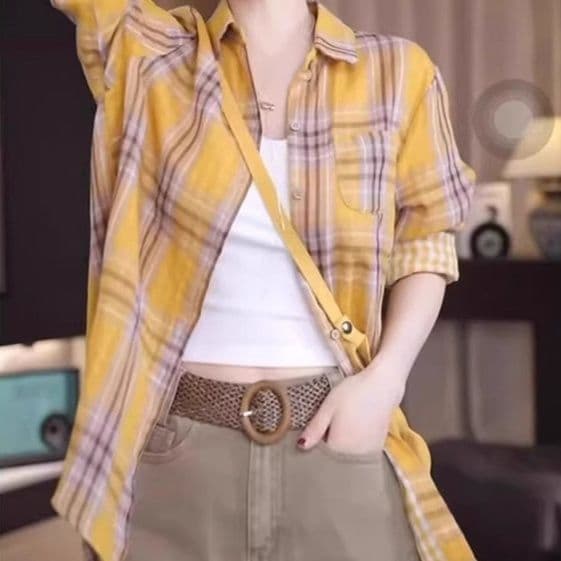 柄シャツ 柄シャツ クラシックチェックシャツ