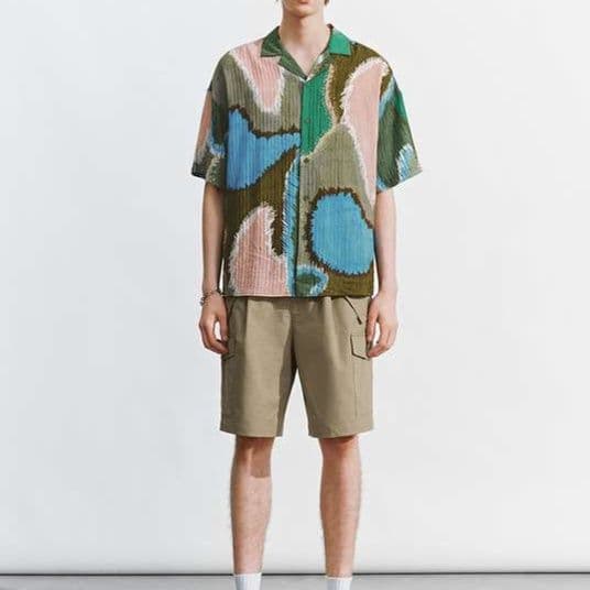 柄シャツ アーバンアートシャツ