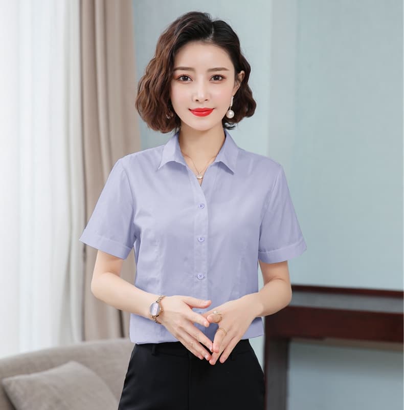 柄シャツ シンプル上質ベーシックシャツ