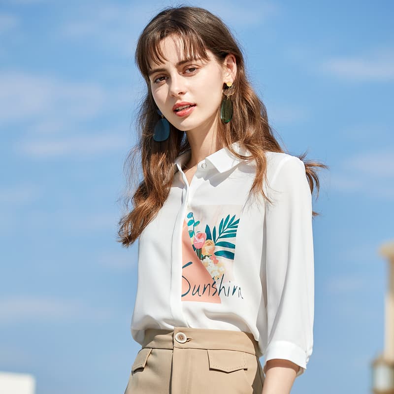 柄シャツ 柄シャツ トロピカルフラワー ポケットシャツ