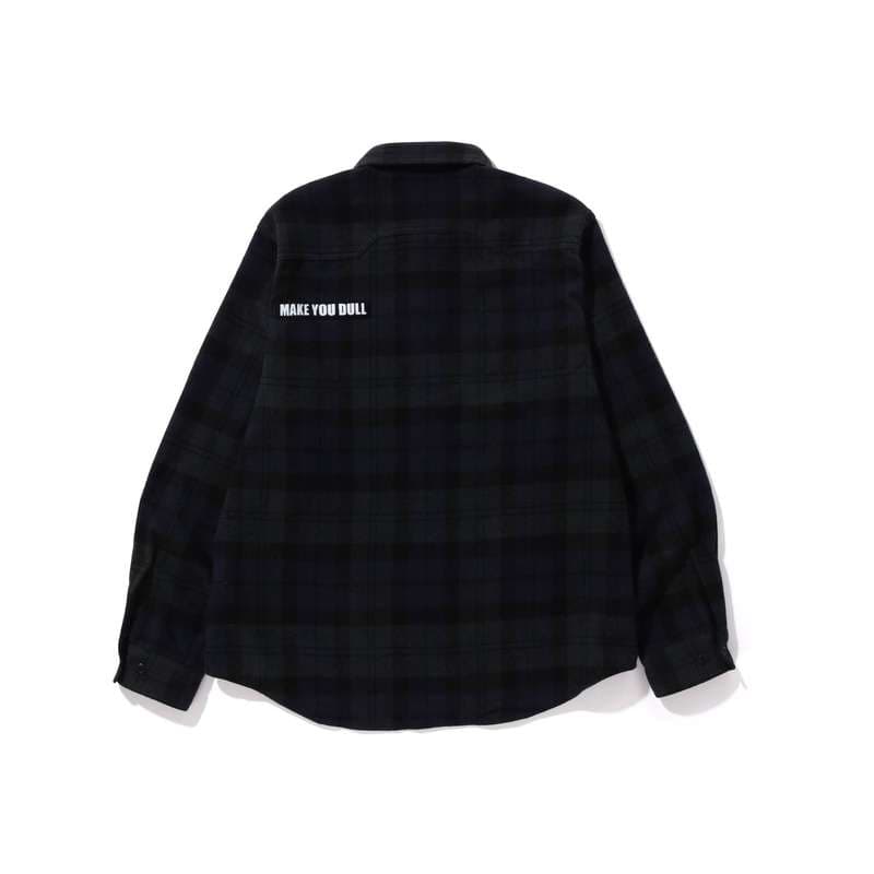 【除外】チェック柄シャツ カジュアルなチェック柄ワークシャツ
