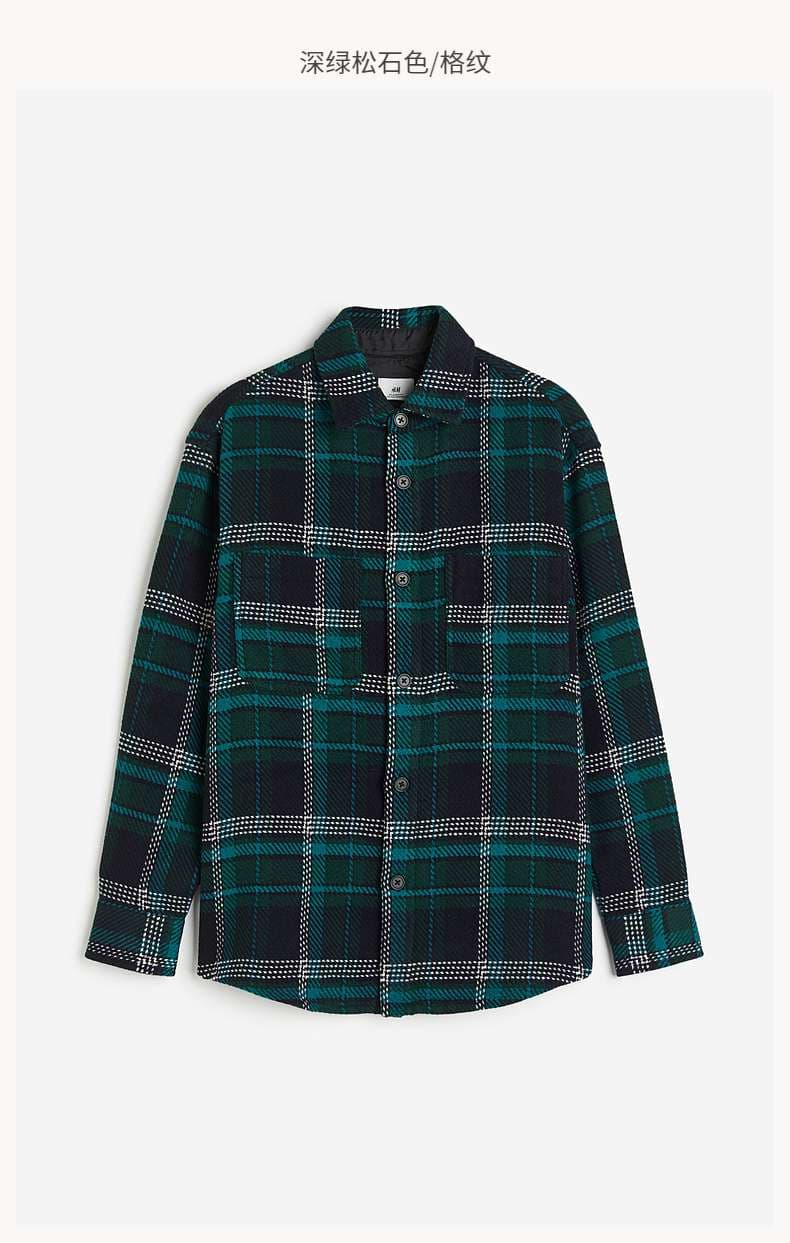 チェック柄シャツ　クラシック格子柄シャツ