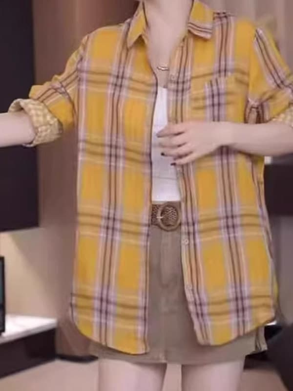 柄シャツ 柄シャツ クラシックチェックシャツ