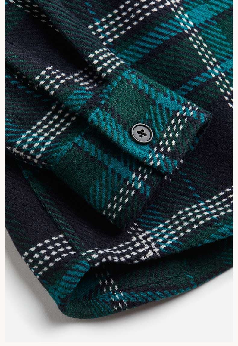 チェック柄シャツ　クラシック格子柄シャツ