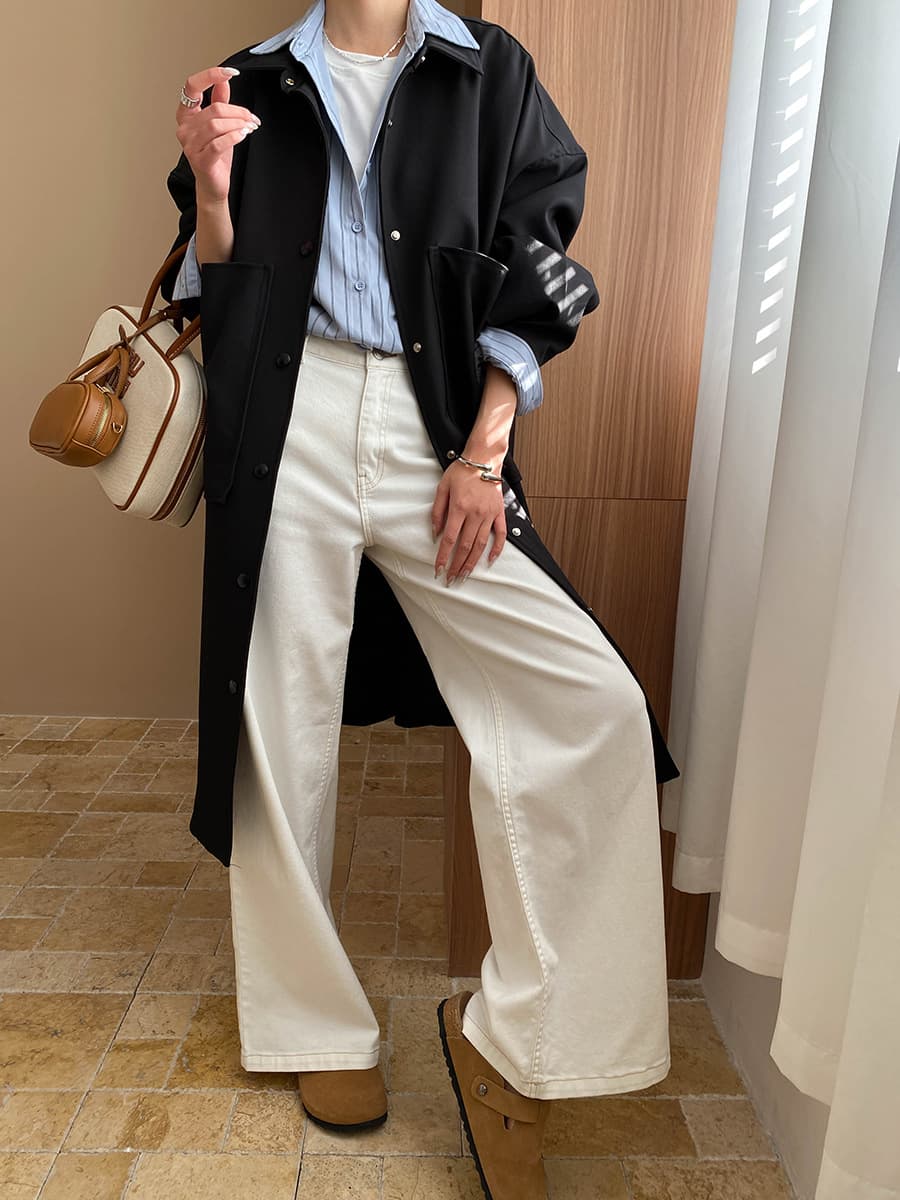 柄シャツ クラシックストライプシャツ