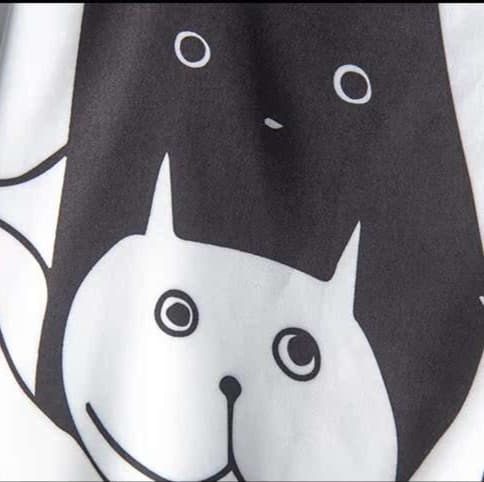猫柄シャツ キュートな動物たちの総柄シャツ