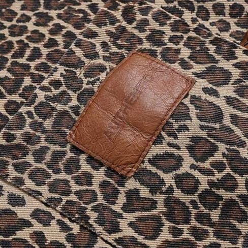 ヒョウ柄シャツ クラシカル ヒョウ柄 ポロシャツ